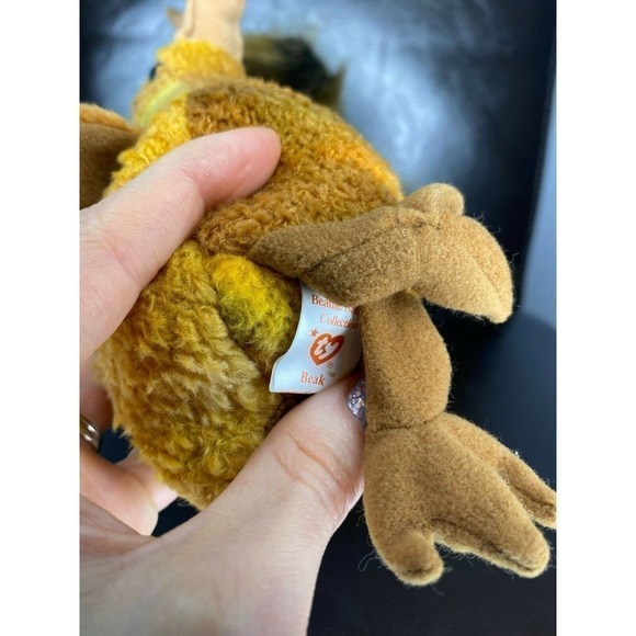 Ty Beanie Babies & Beanie Buddy Duo - Beak Kiwi Bird 4211, 9301 - 1999 - Picture 4 of 7